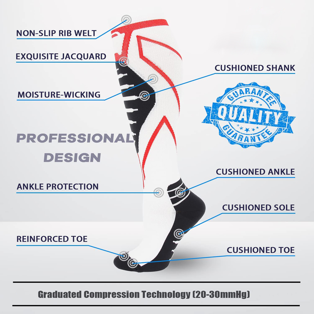 ถุงเท้ารัดกล้ามเนื้อ 1 คู่ สำห - Compression Sock Medical บทวิจารณ์และราคา