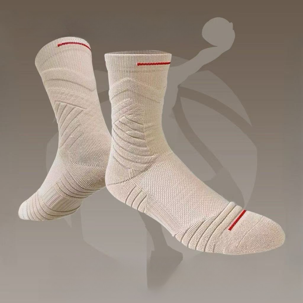 ถุงเท้าบาสเก็ตบอลสำหรับผู้ชาย  - Athletic Sock Cushion บทวิจารณ์และราคา